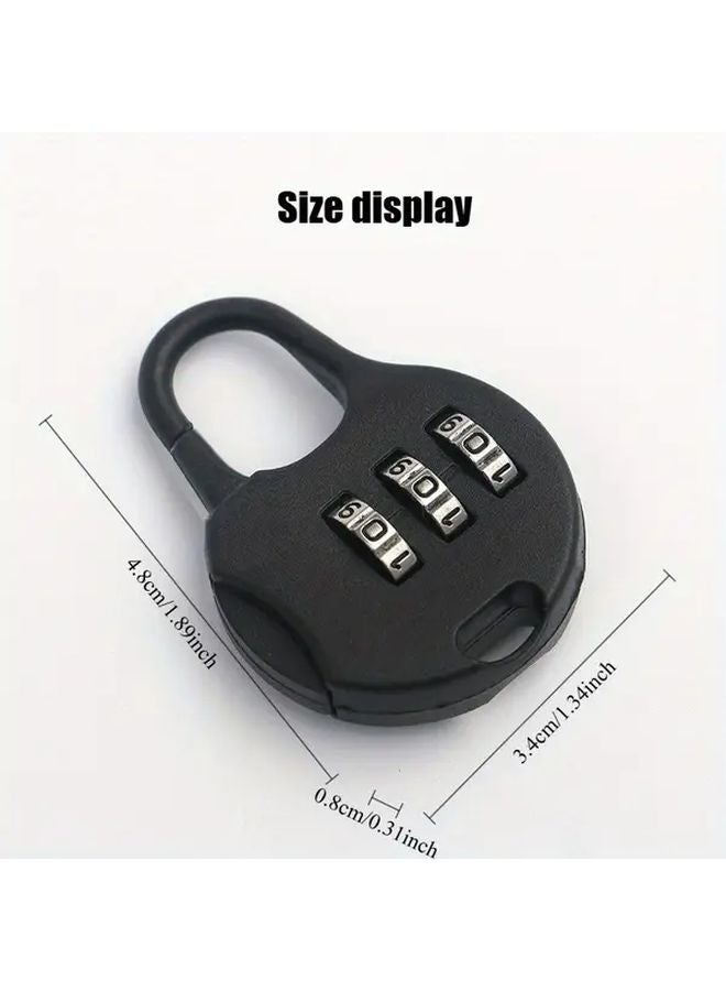 Purple Heavy Duty Combination Key Lock For Luggage Suitcases Drawers Boxes - Image 4
